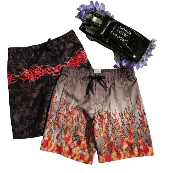 Joe Boxer and Cherokee Swim Trunk Shorts Boys 4/5 - Picture 1 of 8